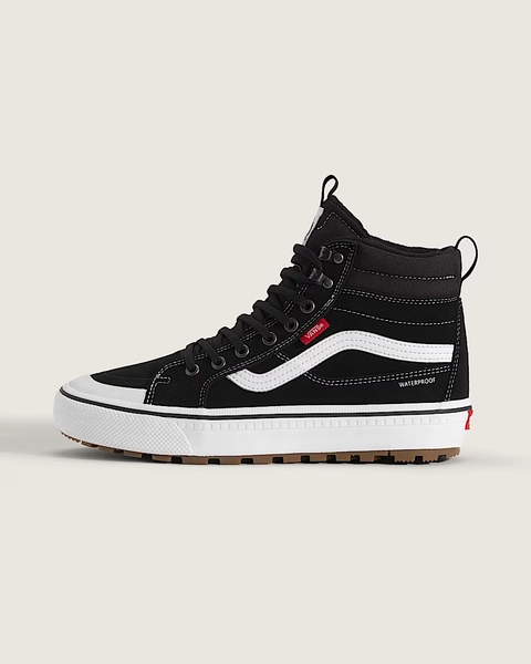 Sk8-Hi Waterproof Insulated Shoe in Black / White | Vans