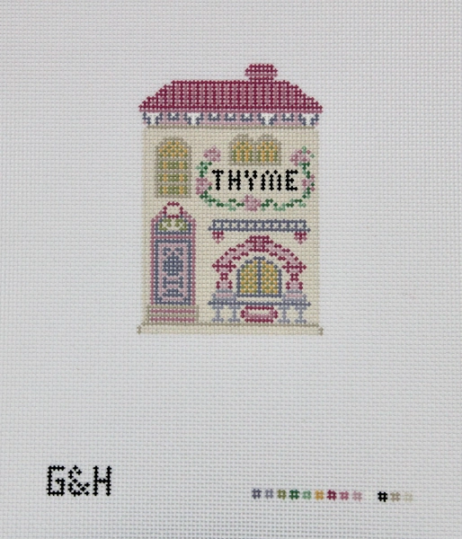Thyme Needlepoint Canvas (Lenox - Spice Village Collection)