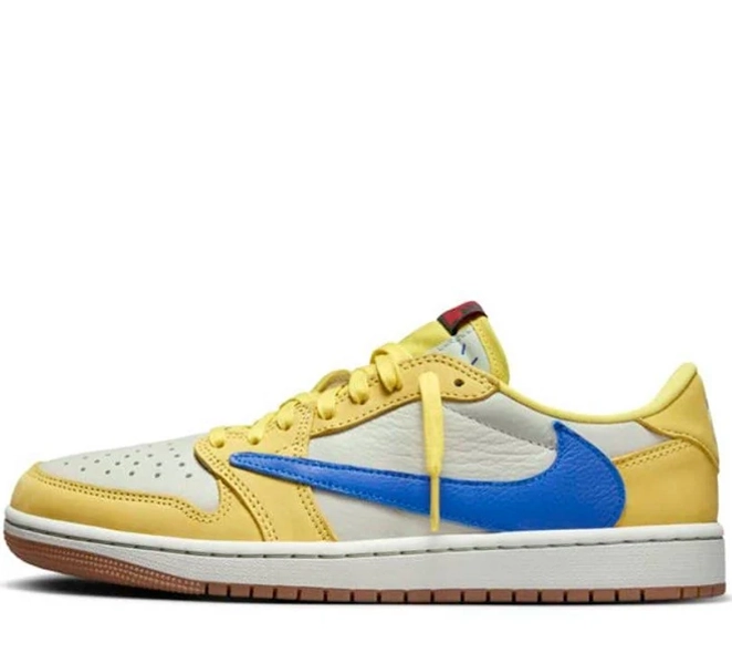 Travis Scott × Nike Women's Air Jordan 1 Retro Low OG "Canary"