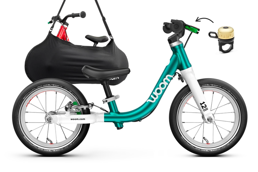 woom GO 1 - Fully Equipped - metallic turquoise