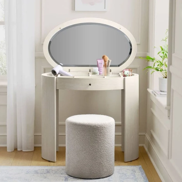 Oval Small Space Vanity