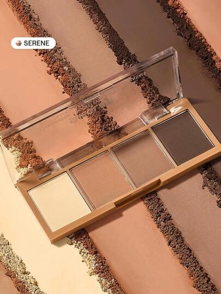 SHEGLAM The Essentials باليت ظلال العيون الجيب-Serene علامة تجارية جمال مكياج مستحضرات تجميل للنساء الفتيات مثالي لفصل الخريف الشتاء مثالي ل- Y2K أزياء أنيقة هدية حفلة جاهز أفضل لون