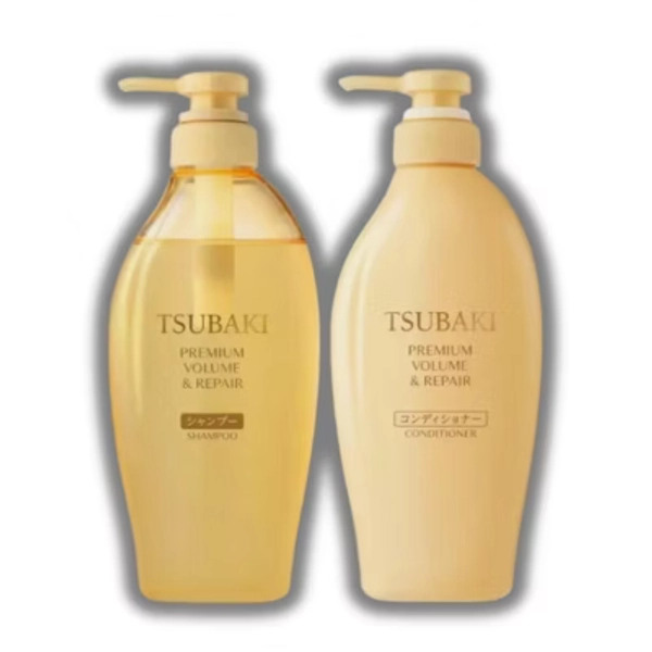 Shiseido Tsubaki Premium Volume & Repair Shampoo - (15.22 oz) & Tsubaki Premium Volume & Repair Conditioner - (15.22 oz) - DUO SET KIT