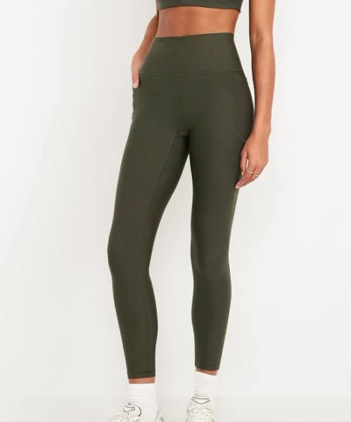 Old Navy Women's Extra-High Waisted Powersoft 7/8 Pocket Leggings