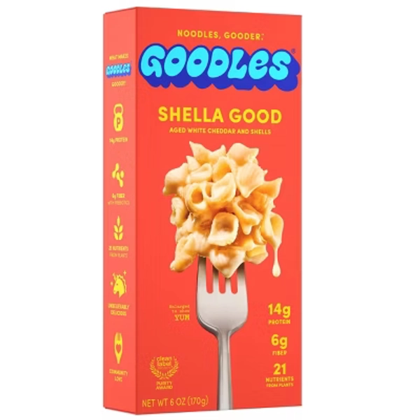 Goodles Shella Good Aged White Cheddar Protein Mac & Cheese  - 6oz