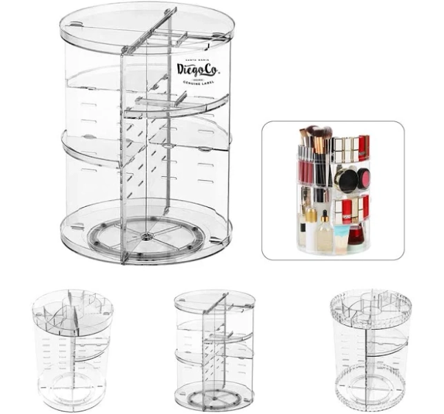 Custom 360 Rotating Makeup Storage Holder WTB6213