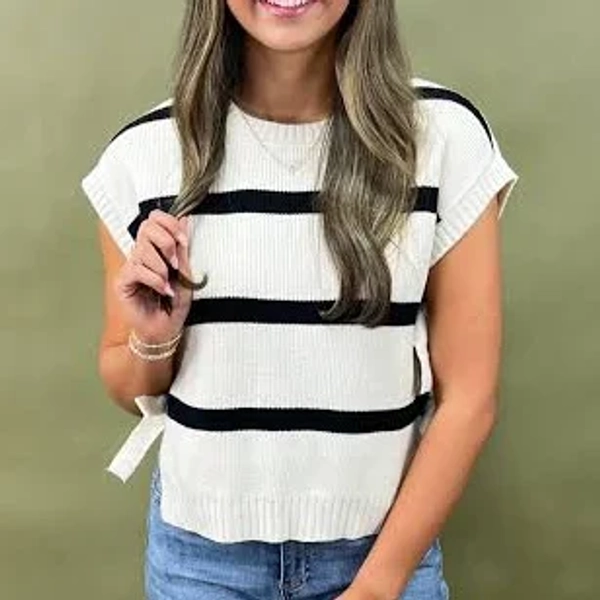 Seashell Stripes Sweater