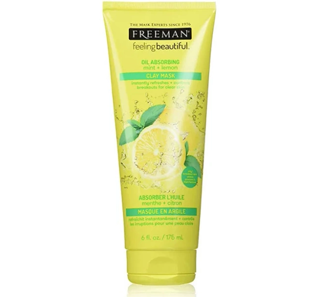 Freeman Tube Oil Absorbing Mint & Lemon Clay Mask
