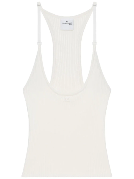 Courrèges scuba-knit tank top | L
