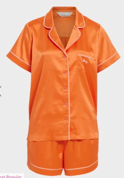 Sunset Chic Satin Shortie Pj Set  Sunset - Peter Alexander Online