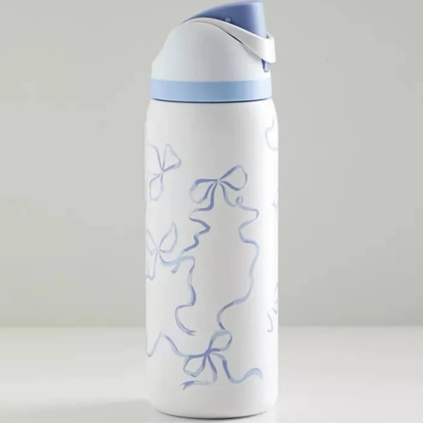 Owala Urban Outfitters Tied And True Blue Bows Bottle