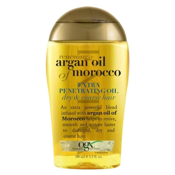 OGX Extra Strength Renewing Moroccan Argan Oil Penetrating Hair Oil Serum- 3.3 fl oz