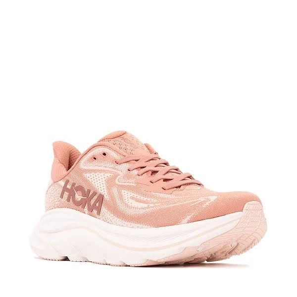 Womens HOKA Clifton 10 Athletic Shoe - Blush / Rose Latte - Size 7