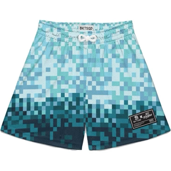 Bucketsquad 100 Thieves Teal Pix Youth Shorts Kids
