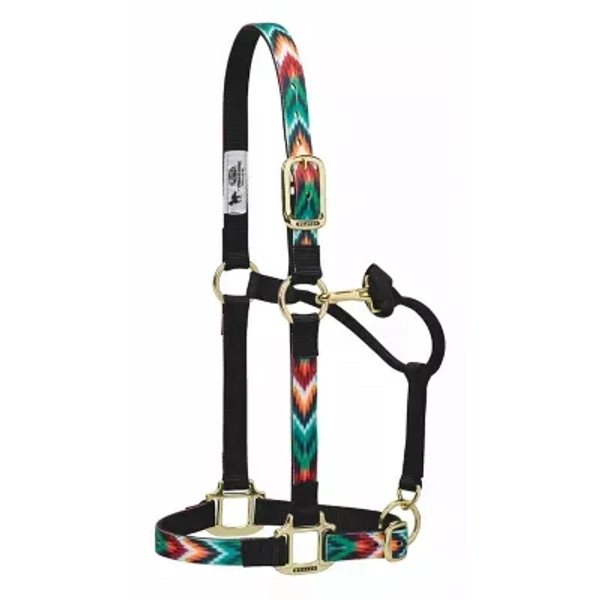 Weaver Equine Adjustable Patterned Nylon Horse Halter