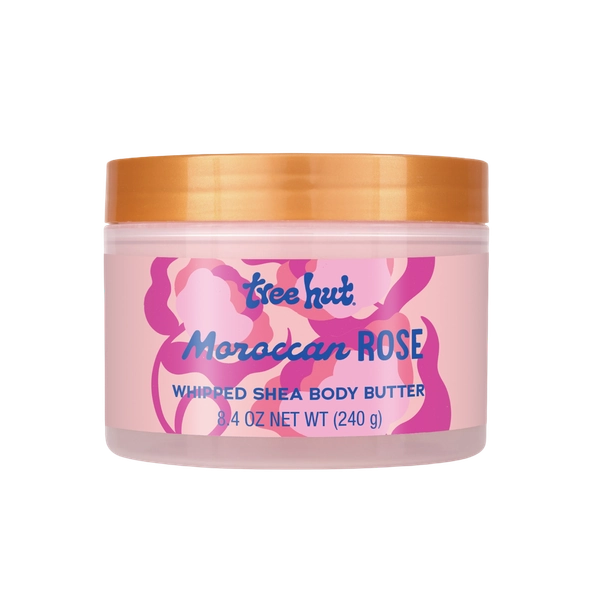 Tree Hut Whipped Shea Body Butter, Moroccan Rose, 8.4 OZ
