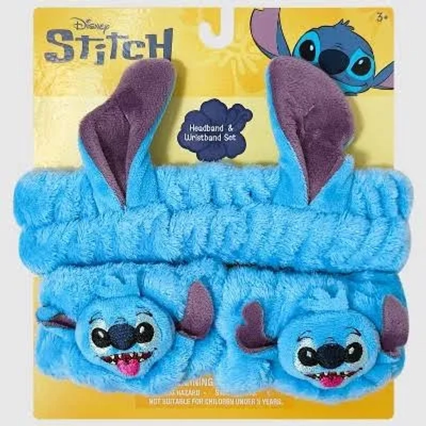 Disney Girls' Stitch Spa Headband Set