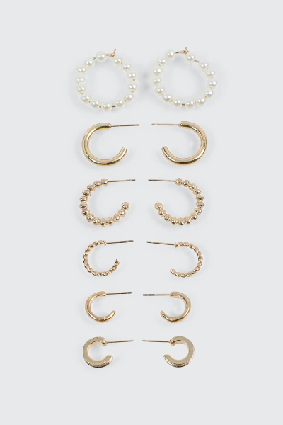 6-Pack Mixed Hoop Earrings