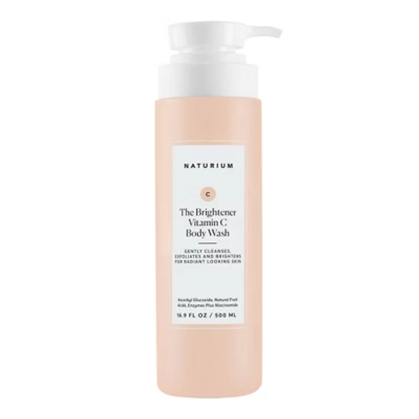 Naturium The Brightener Vitamin C Brightening Body Wash - 16.9 fl oz: Liquid, Whole Body, Pump Bottle, For Oily & Sensitive Skin