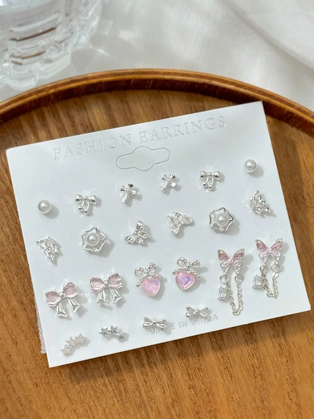 silver earrings