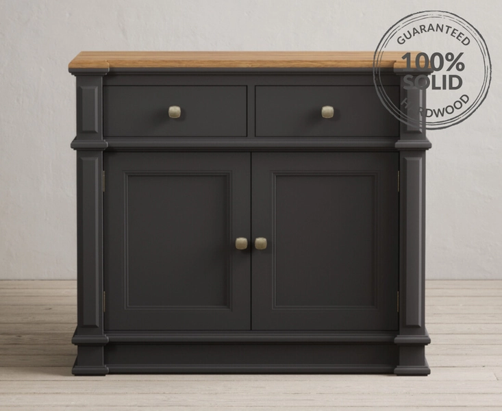 Lawson Oak and Soft White Painted Small Sideboard