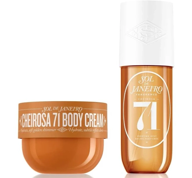 Cheirosa 71 Fragrance Mist + Body Cream Duo Bundle Notes of Caramelized Vanilla