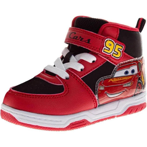 Disney Pixar Boys' Lightning Speed Cars High-Top Sneakers