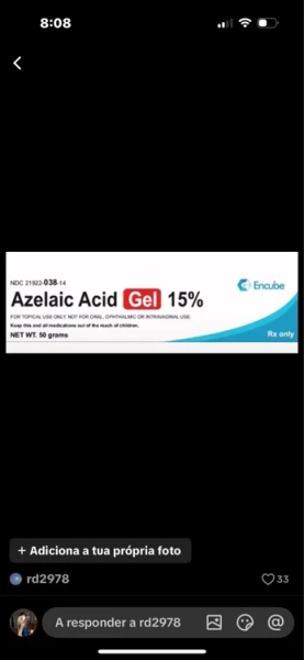 azelaic acid gel 15% encube - Google Search