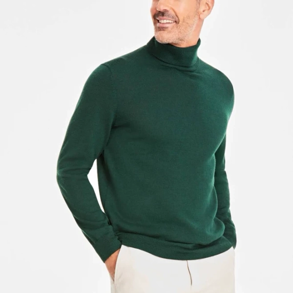Club Room Men's Merino Wool Blend Turtleneck Sweater