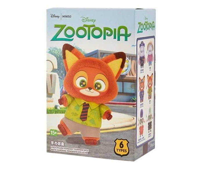 MINISO Zootopia Series Blind Box vinyl Plush Figure Doll New hot Toy