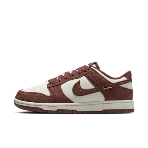Nike Dunk Low Women's Shoes - Sail/Metallic Gold/Red Sepia - Size 5