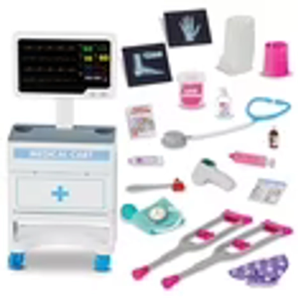 My Life As Medical Care Plastic Playset for 18-inch Dolls