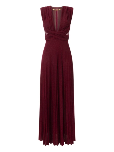 Elisabetta Franchi robe longue à design plissé | 38