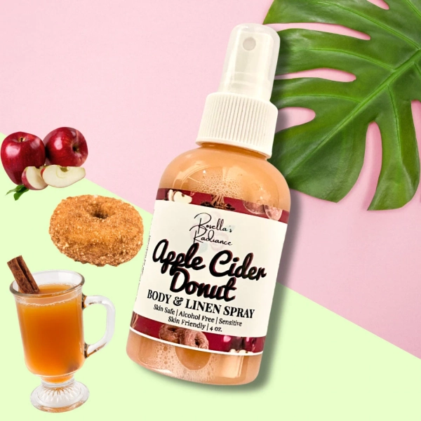 Apple Cider Donut Body & Linen Spray | Fall Scents | Fall Sprays | Fall Fragrances | Apple | Bakery Scents | Sweet | Baked Goods | Gifts
