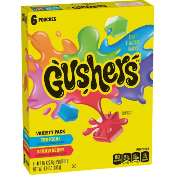 Betty Crocker Fruit Gushers Variety Pack