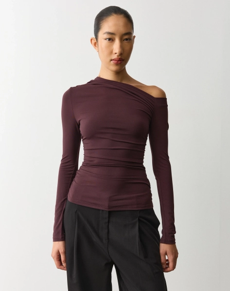 Asymmetrical Long Sleeve Top