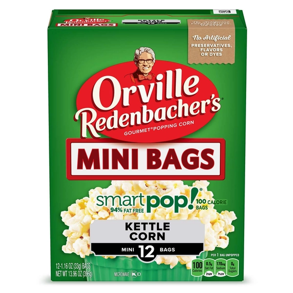 Orville Redenbacher's SmartPop! Kettle Corn Popcorn 1.16 oz - 12 ct Single Serve Bags