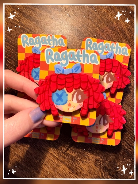 Ragatha Clay Pin | The Amazing Digital Circus