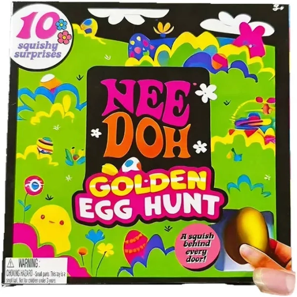 Needoh Easter Golden Egg Hunt Advent Calendar Relaxing Sensory Fidget Stress Toy