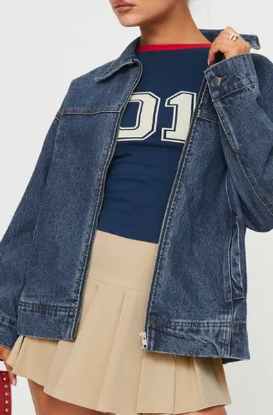 Goldsmith Denim Bomber Jacket