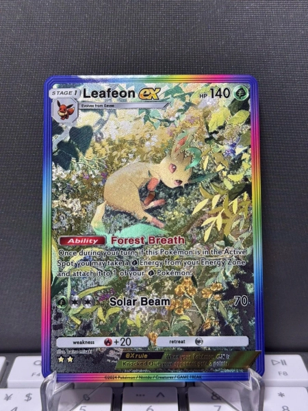 Custom TCG Pocket #11 [ENG] Leafeon ex - Textured Shinning