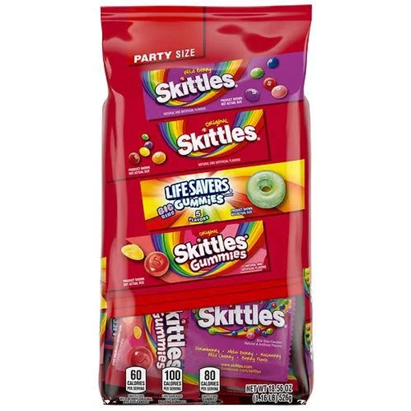 MARS Skittles, Skittles, Life Savers, Party Pack