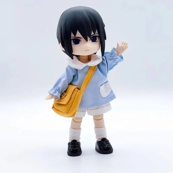 NARUTO Desktop Ornaments Uchiha Sasuke Ob11 Clay Man Bjd Doll GSC Trendy Play Birthday Gift Anime