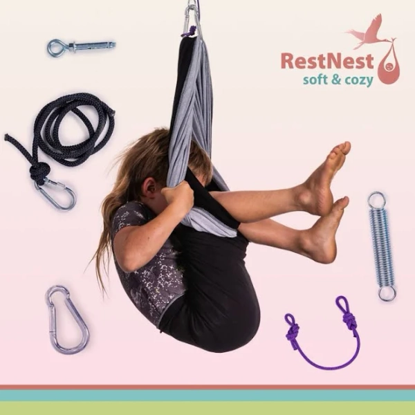Indoor Swing, Kids Hammock, 6 Year Old Gift, 5 Year Old Gift, 4 Year Old Gift, Kids Gym, Toddler Gym, Indoor Kids Playground, Playroom