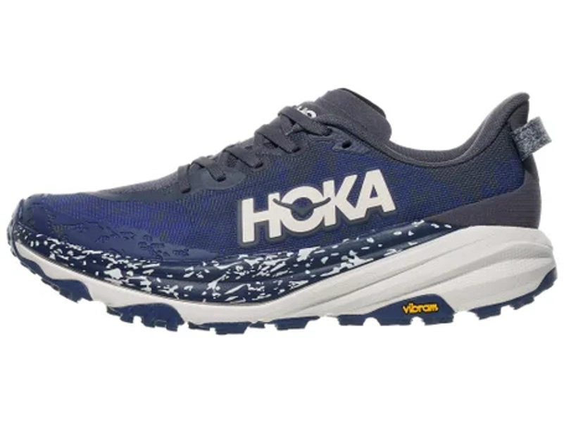 HOKA Speedgoat 6 Men's Shoes Charcoal Grey/Midnight Blu | Running Warehouse