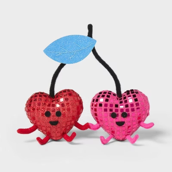 Valentine's Day Soft Heart Cherries Fabric Duos - Spritz™