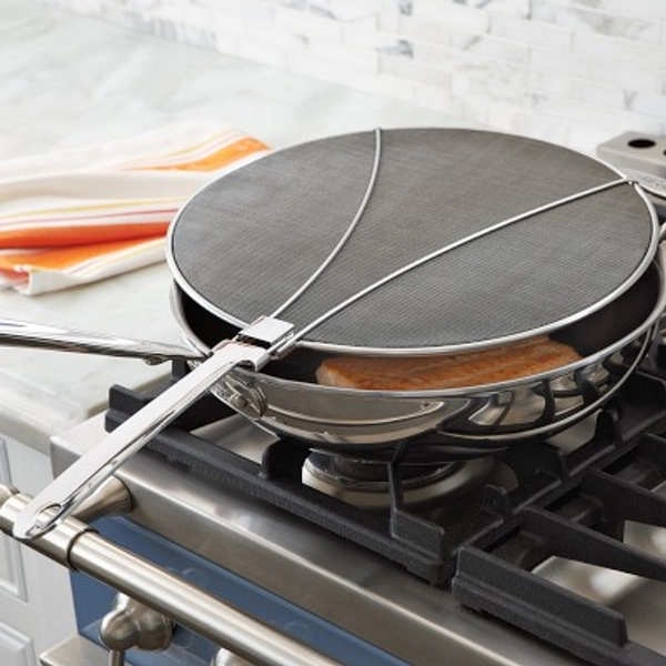 Williams Sonoma Stainless-Steel Odor Absorbing Splatter Screen
