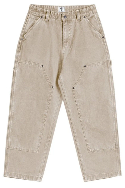 15oz Washed Canvas Carpenter Pants - Apricot / S