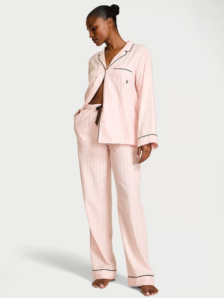 Flannel Long Pajama Set