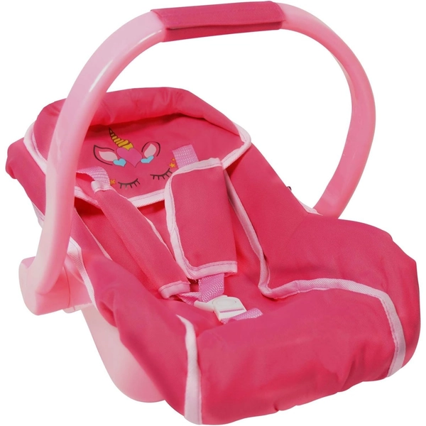 Baby Doll car seat for Dolls Unicorn - Great Baby Doll Accessories for Travel